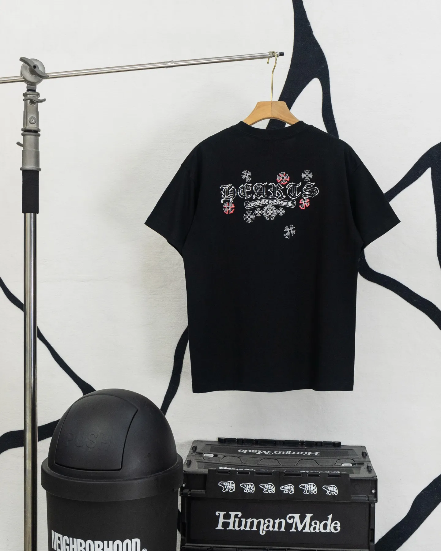：A 35 Chrome hearts ch t : Quality Quality， 26 ， Same Style， 。 ：Black White Size S M L XL